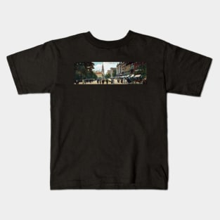 1905 The Mall and Park Street Church Boston Kids T-Shirt